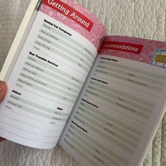 Travel Planner Paperback Book Journal - Picture 10 of 11